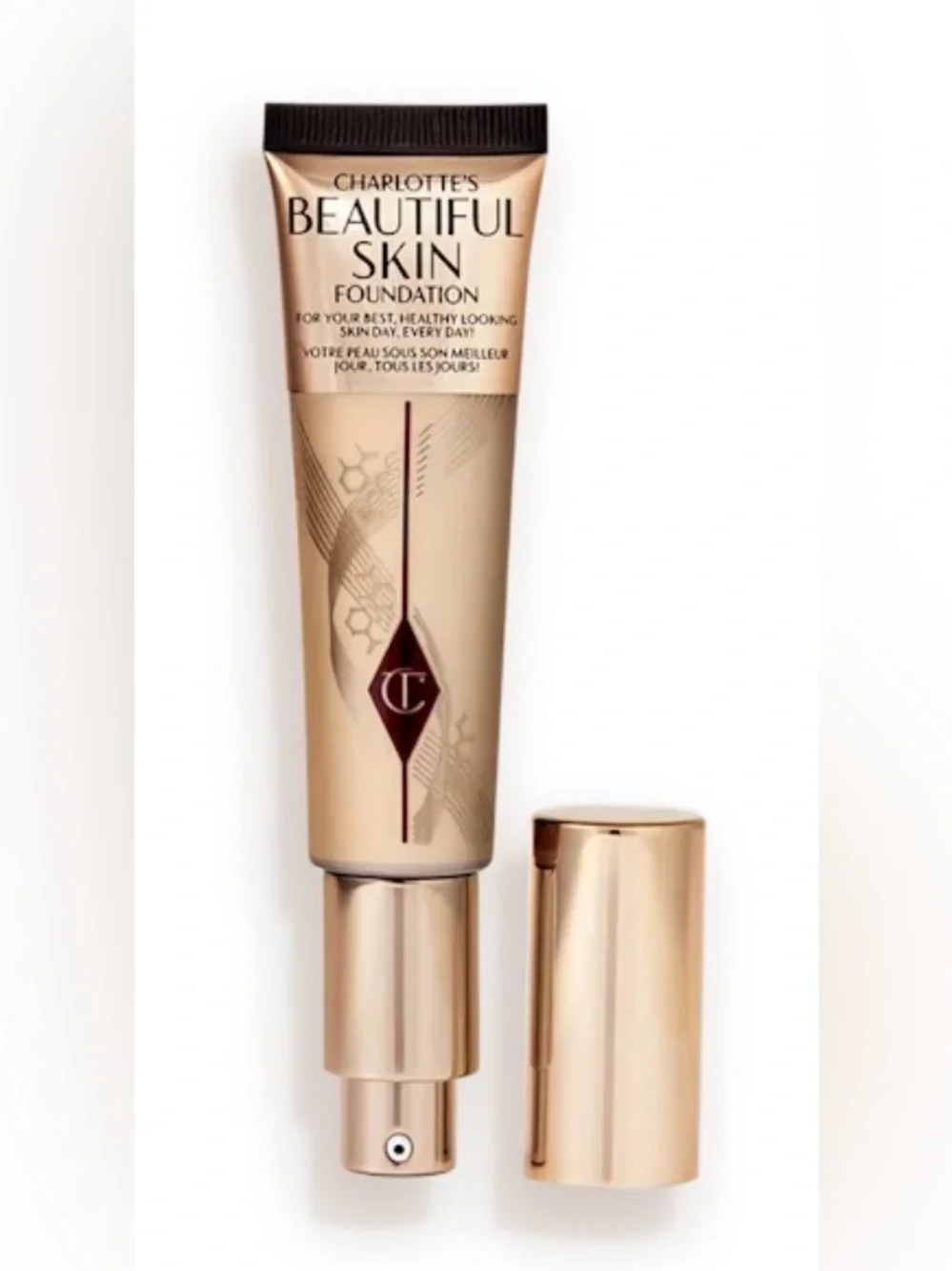 CHARLOTTE TILBURY #4 Neutral Beautiful Skin Foundation